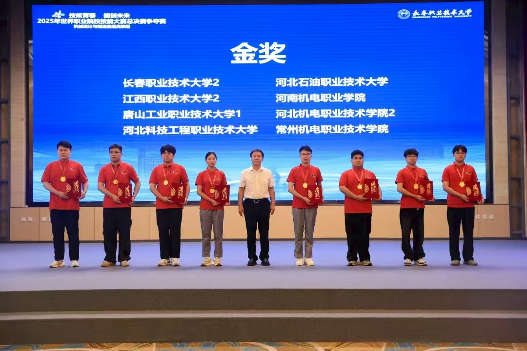 喜报！我校勇夺2025年世界职业院校技能大赛机械设计与制造赛道金奖